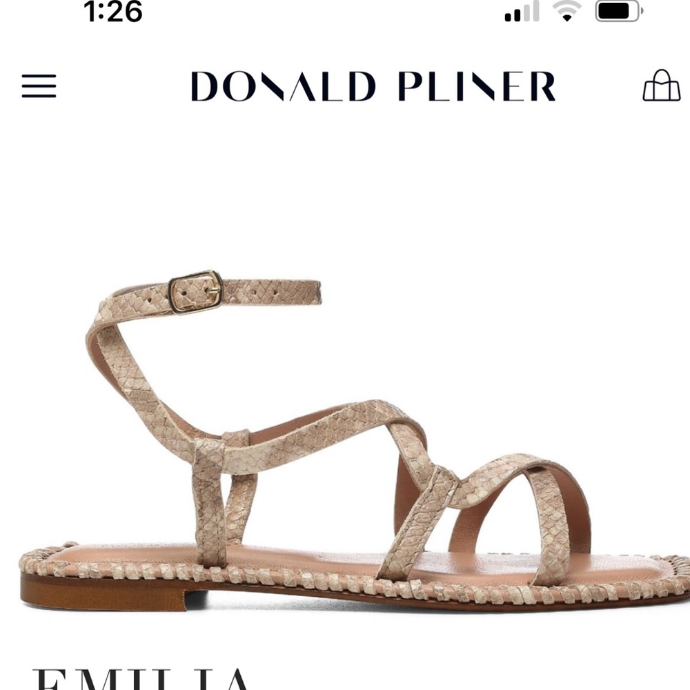 Donald J. Pliner Emilia Sandals - Beige